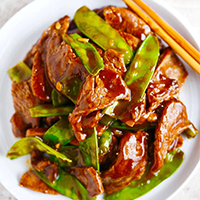 Beef with Snow Peas